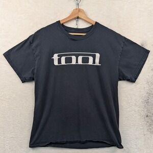 VTG Tool T-Shirt Men's Large Black Wrench Rock Band Skater Grunge Streetwear Y2K